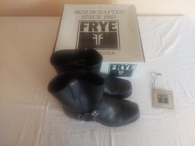 Lederstiefel/Bikerstiefel Frye Harness 8R Men's Gr.9/ 42 Schwarz