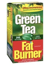 Green Tea Fat Burner, 200 Liquid Soft-Gels 400 mg Ship Restriction: CO  NY 