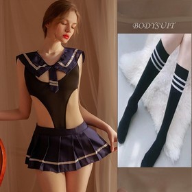 Sexy Women Lingerie Schoolgirl College Cosplay Outfit Nightdress Cosplay Bodycon