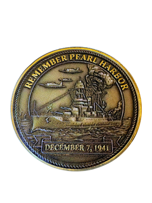 #ad 85th Anniversary Pearl Harbor Commemorative Challenge Coin WWII USS Arizona 2026 $14.95