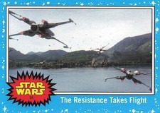 2017 Topps Reise nach Star Wars Die letzten Jedi Der Widerstand fliegt #84
