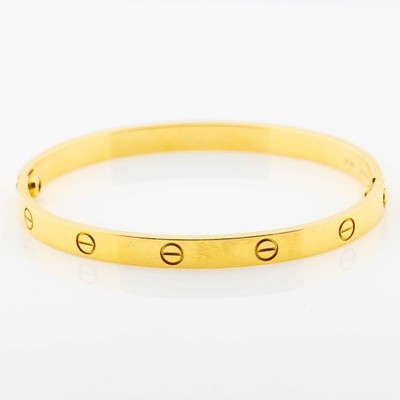 Cartier Love Armreif 750/18K Gelbgold Fullset 2019 L: ca. 19cm
