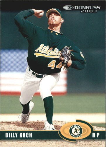 2003 Donruss Billy Koch #173 card