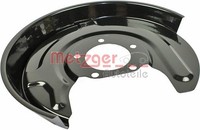 Hinterachse Links Metzger 6115051 Spritzblech, Bremsscheibe FüR Audi,Skoda,Vw