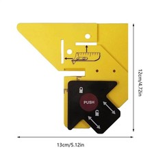 Multifunctional Trim Carpentry Aid, Precision Measuring Miter Marking Tool