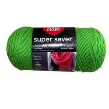 Red Heart Super Saver Yarn SPRING GREEN Acrylic 7 oz Skein New