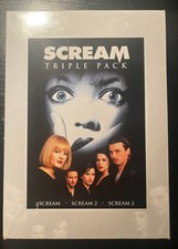 Scream Triple Pack DVD, 2009, 3-Disc Set  Scream 1 , 2 and 3 Boxset: VG 
