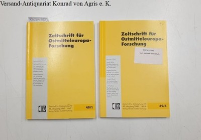 Zeitschrift für Ostmitteleuropaforschung : 49. JGG./ 2000 : Heft 1+4 : Herder In