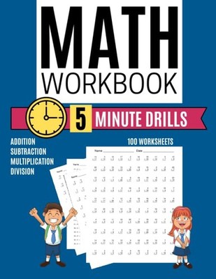 Math Workbook Edition Subtraction Multiplication Division 5 by Kitty Learning