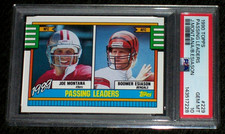 1990 Passing Leaders (Joe Montana) #229 Topps PSA 10 San Francisco 49ers