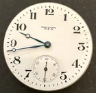 Antique 1917 Waltham Model 1908 610 Pocket Watch Movement Ticks 16s 7j USA