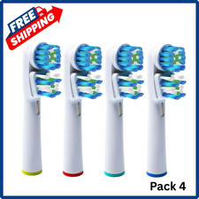 Oral-B Dual Clean Replacement Electric Toothbrush Head, 4 Count