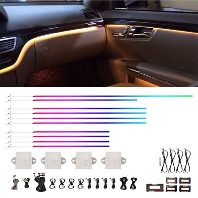 256 Color For 2008-2012 Benz S W221 Gradient Ambient Lighting Atmosphere Light