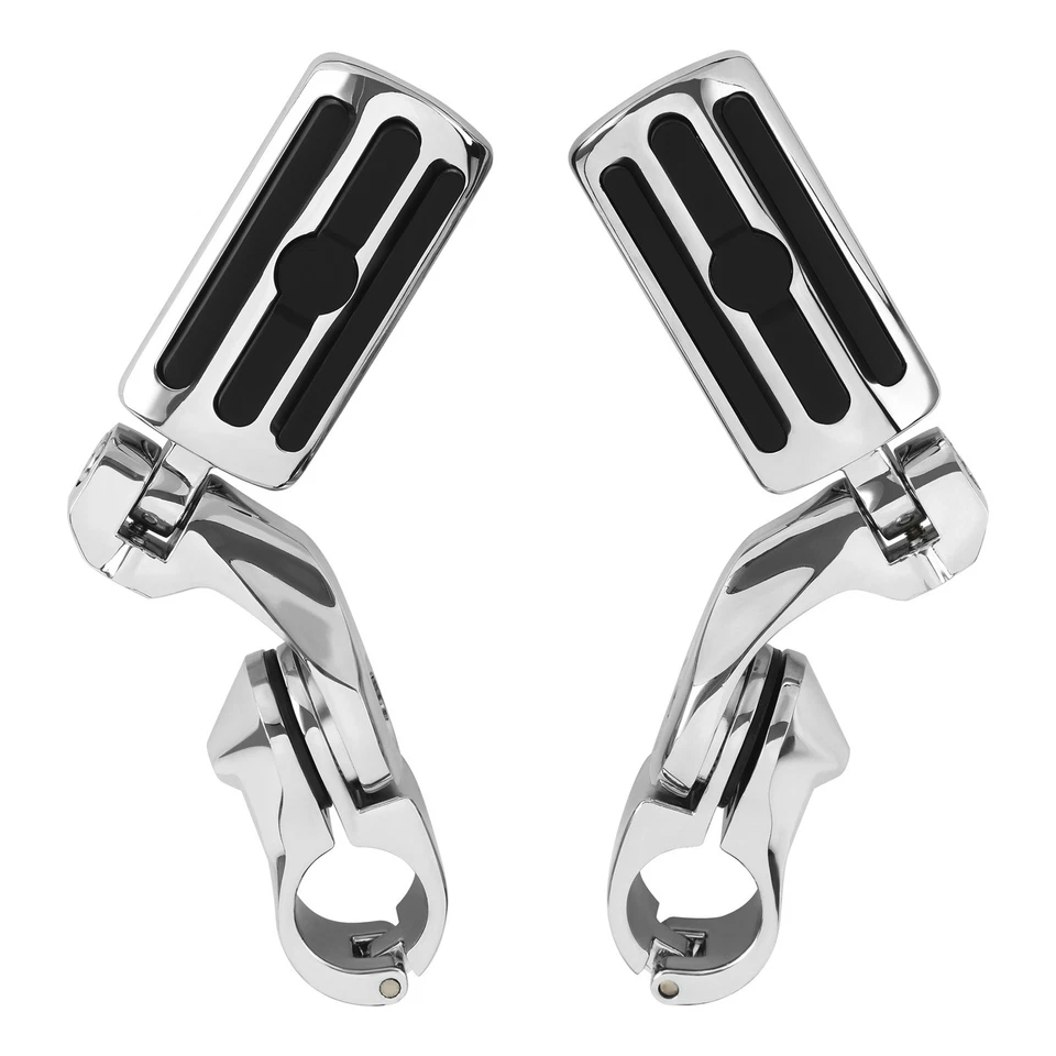 Pedal estriberas de carretera Fit Harley Davidson Touring Road King Street Glide 1,25" Foto 2 de 4