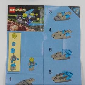 Lego 6817 Space Insectoids Beta Buzzer Alien 1998 Complete VGC with Instructions