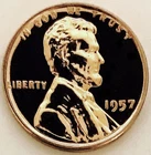 1957 PROOF LINCOLN! PR+++ RED BLAZER! PROOF***NO RESERVE** #M388_408