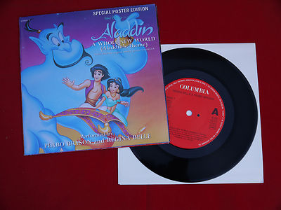 Schallplatte Regina Belle LP Peabo Bryson Aladdin Poster Love A whole new world