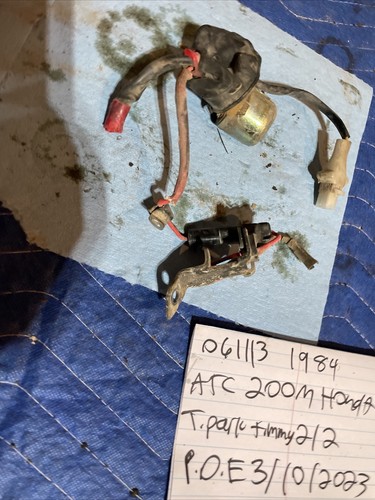 1984 Honda ATC 200 M starter solenoid 061 - Picture 9 of 11