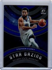 Star Gazing #10 Stephen Curry Blue Color Match /49 SSP Super Short Print