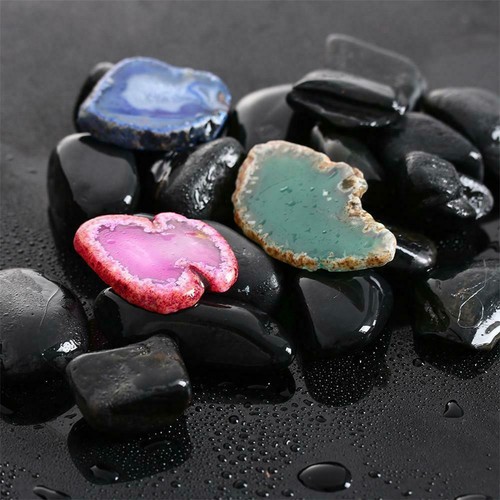 Irregular Agate Polished Crystal Slice Brazil Healing Pendant Reiki Stone ! Best - Picture 8 of 16