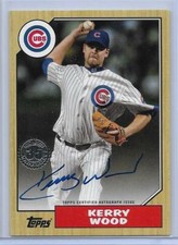2022 TOPPS 1987 TOPPS KERRY WOOD AUTO SIGNED #87BA-KW CHICAGO CUBS