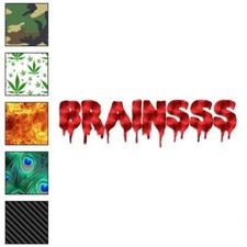 Brains Zombie Vinyl Decal Sticker 40 Patterns 3 Sizes 1549 Brains Zombie Vinyl Decal Sticker 40 Patterns 3 Sizes 1549