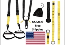 Premium Straps Trainer Hanging Belt Resistance Pull Rope Home Gym Workout Set