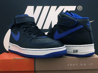 Vintage 2003 Nike Air Force 1 Mid UK11 EU46 LE OG SC NYC JORDAN SHIP 3 4 5 6 12 RARE