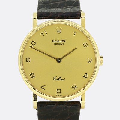 VINTAGE OROLOGIO D'ORO-VINTAGE ROLEX CELLINI MANUALE WATCH 18ct oro giallo  | eBay