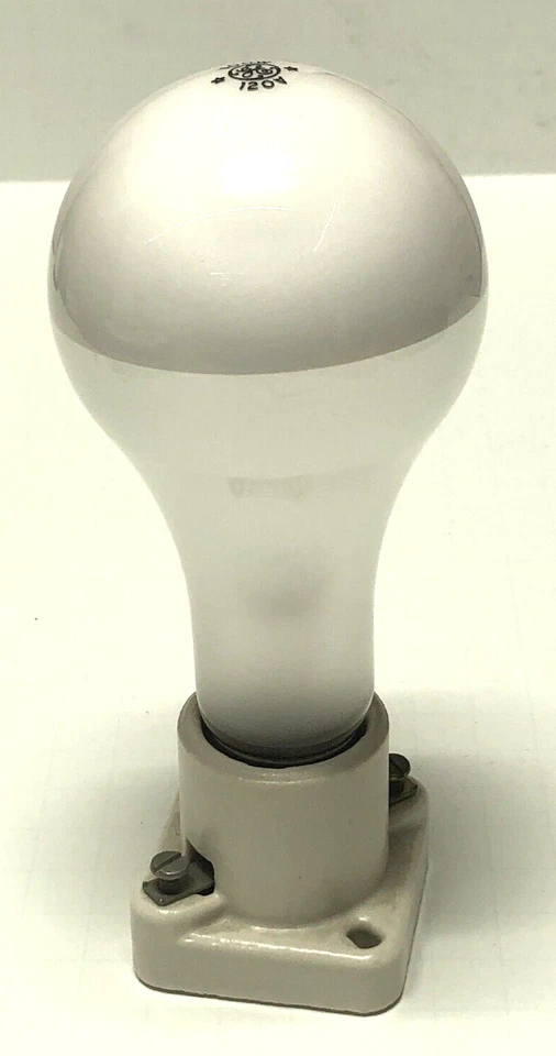 G.E. 100A23/SB WHITE BOWL - FROSTED NECK - Image 4 of 4