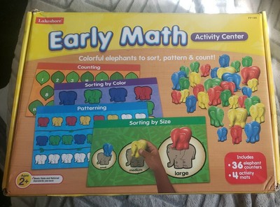 Learning Resources Early Math Activity Center Complete Educational Toy Yrs 2 +