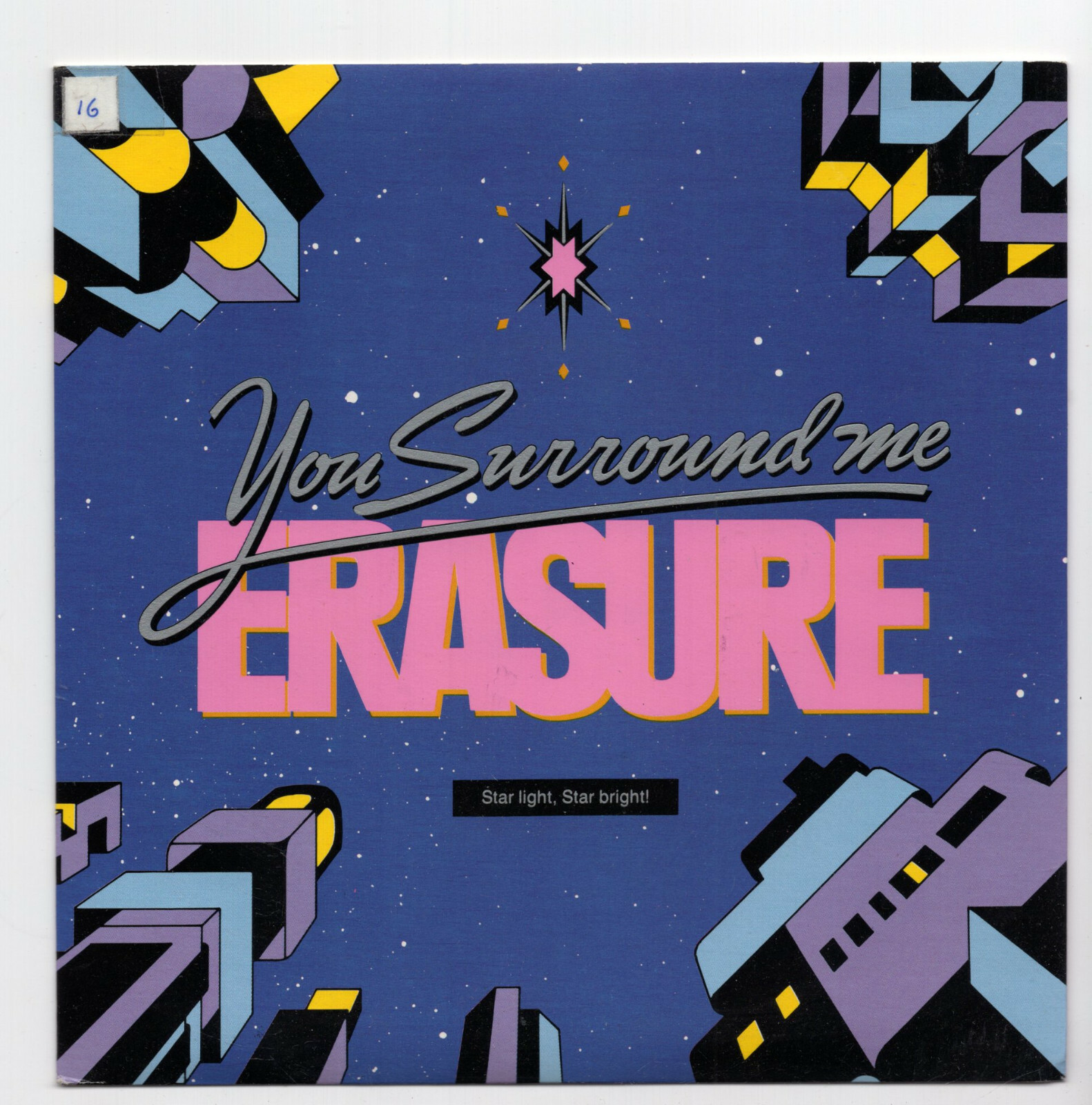 (V707) Erasure, You Surround Me - 1989 - 7 inch vinyl A2/B1