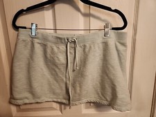 Juicy couture baby blue mini skirt Extra large Women RARE Fleece