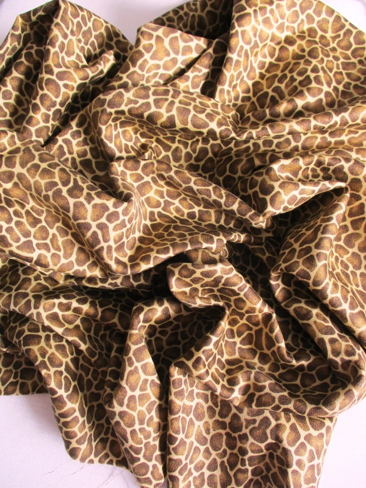 Waverly Fabric Leopard Print Cheetah Cotton Jungle Path 2 + Yards Total - Image 2 of 3