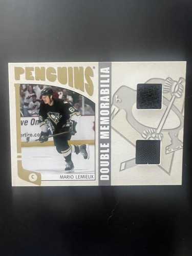 2004-05 Mario Lemieux ITG Franchises Double Memorabilia #WDM-10