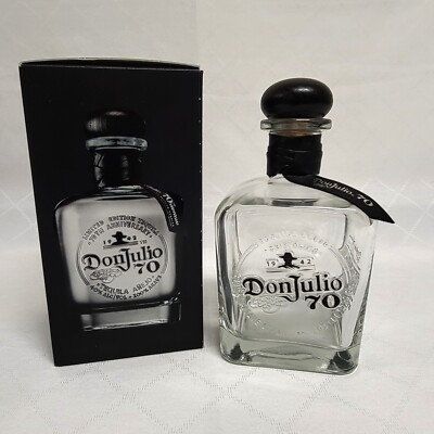 Don Julio 70 Tequila 70th Anniversary Empty Bottle 750ML Barware
