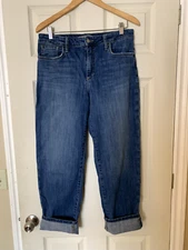 Joe's Jeans Niki Boyfriend Relaxed Fit Roll Cuff Jeans Size 30/10