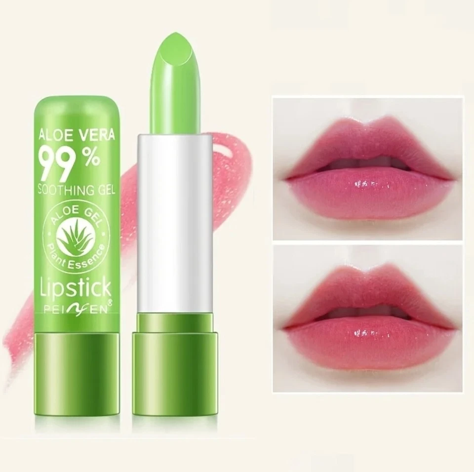 Aloe Vera Magic Lippenstift mit Farbwechsel Kussecht 3,5g Neu  - Bild 3 von 3
