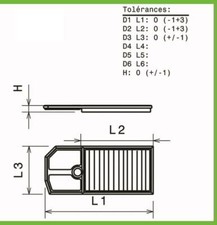 Luftfilter Green für VW Polo 6N2 ab 1999 bis 2002 1.4Li 16V-100PS