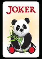 Mah Jongg Jong Mahjong 10 Joker Stickers Panda - Set #626 ** Free Shipping **