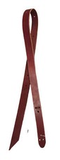 New Custom made 6' foot x 1 1/2" wide BURGUNDY LEATHER LATIGO STRAP Soft leather