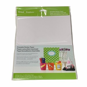 cricut printable sticker paper 85x12 for cricut explore air 2 machine