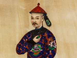 c1850 Antique China Trade Chinese Qing Dynasty Pith Paintings