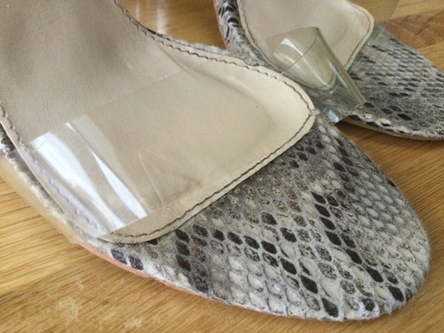 ladies faux snake skin shoes size 7 very good condition - Picture 11 of 11
