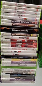 Xbox 360 games (used)