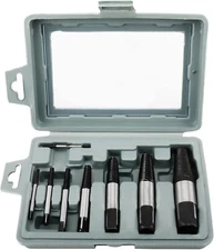 8Pc Damaged Pipe Screw Extractor Set Screw Bolt Water Pipe Easy Take Out Remover