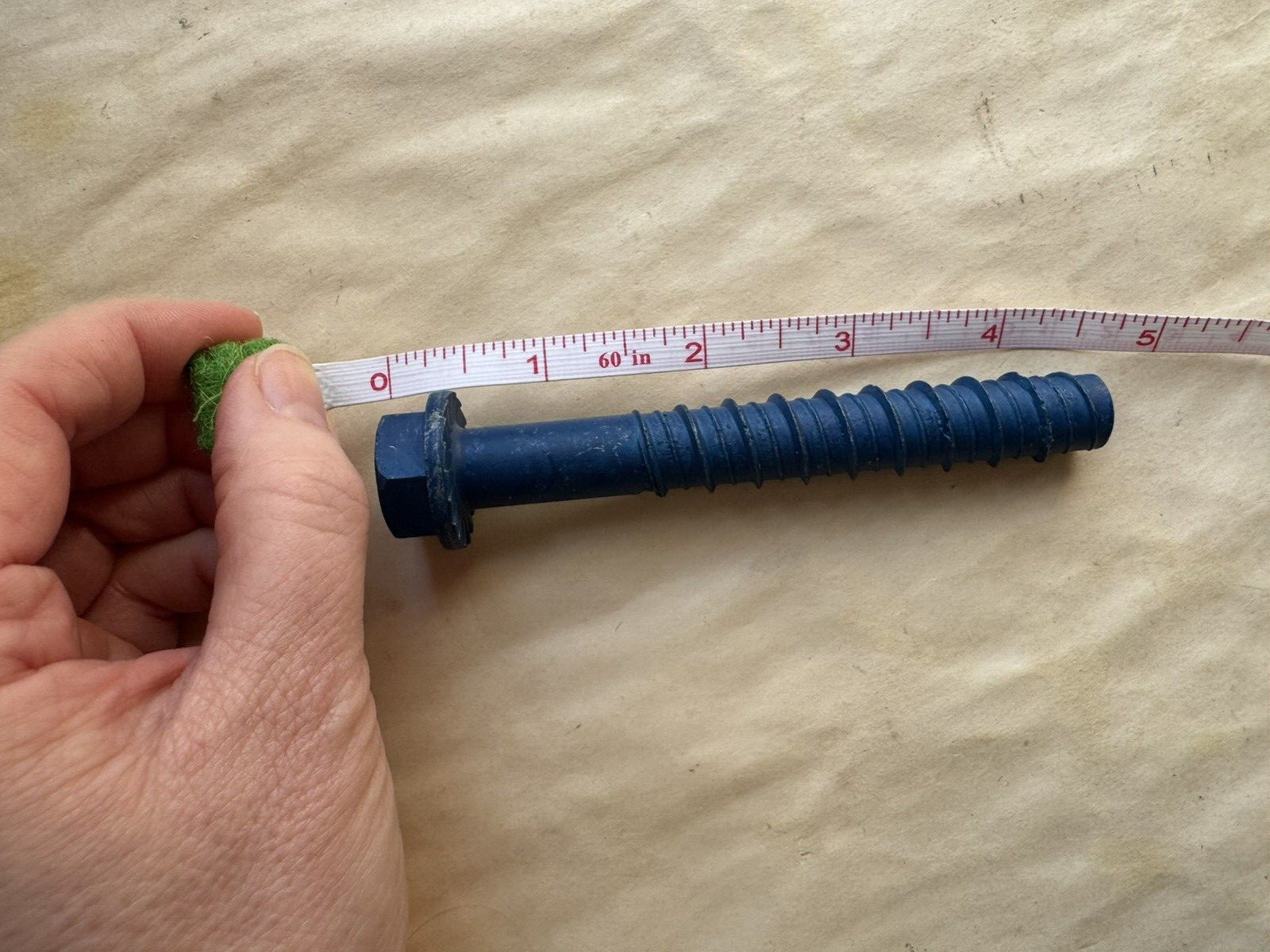 Lot of 2 Tapcon Head Head Concrete Screws FBX