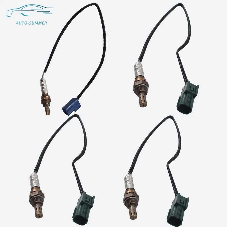 Sensor de oxígeno 4x para Infiniti FX45 FX35 2003 2004 2005 4,5 L aguas arriba y aguas abajo Foto 3 de 4