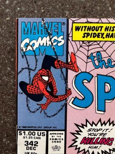 Amazing Spider-Man #342 Apariencia Gato Negro Escorpión Casi Nuevo - Imagen 3 de 7