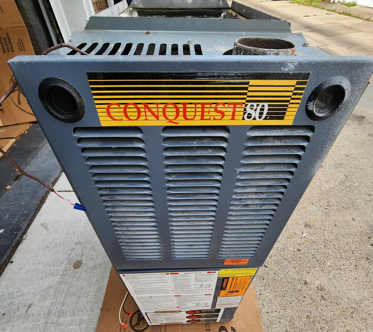 LOCAL PICK UP: Used Working Comfort Aire CONQUEST 80 GMUH50-E3N Gas Furnace  Home | eBay